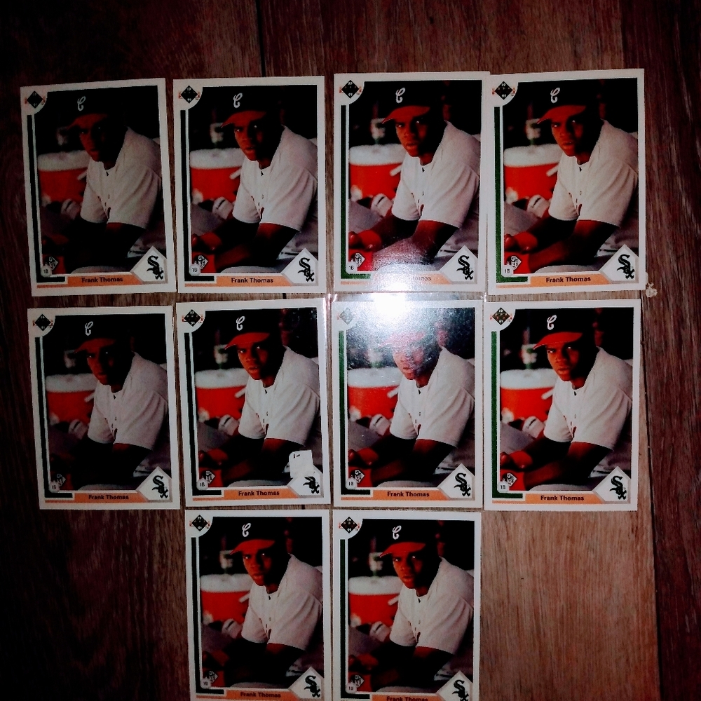 Frank Thomas Baseball Card lot !! Rookies